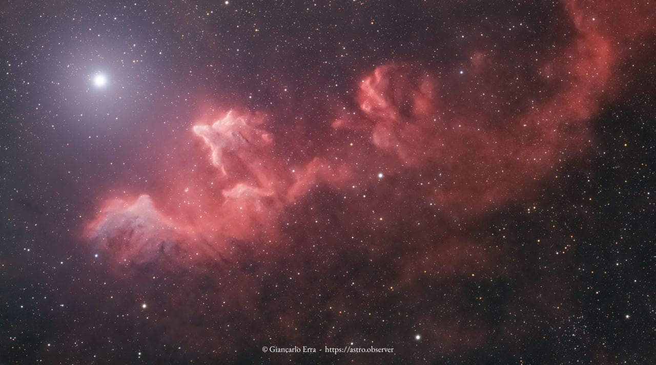 Ghost of Cassiopeia (IC 59 and IC 63)
