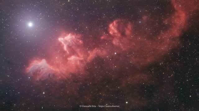 Ghost of Cassiopeia (IC 59 and IC 63)