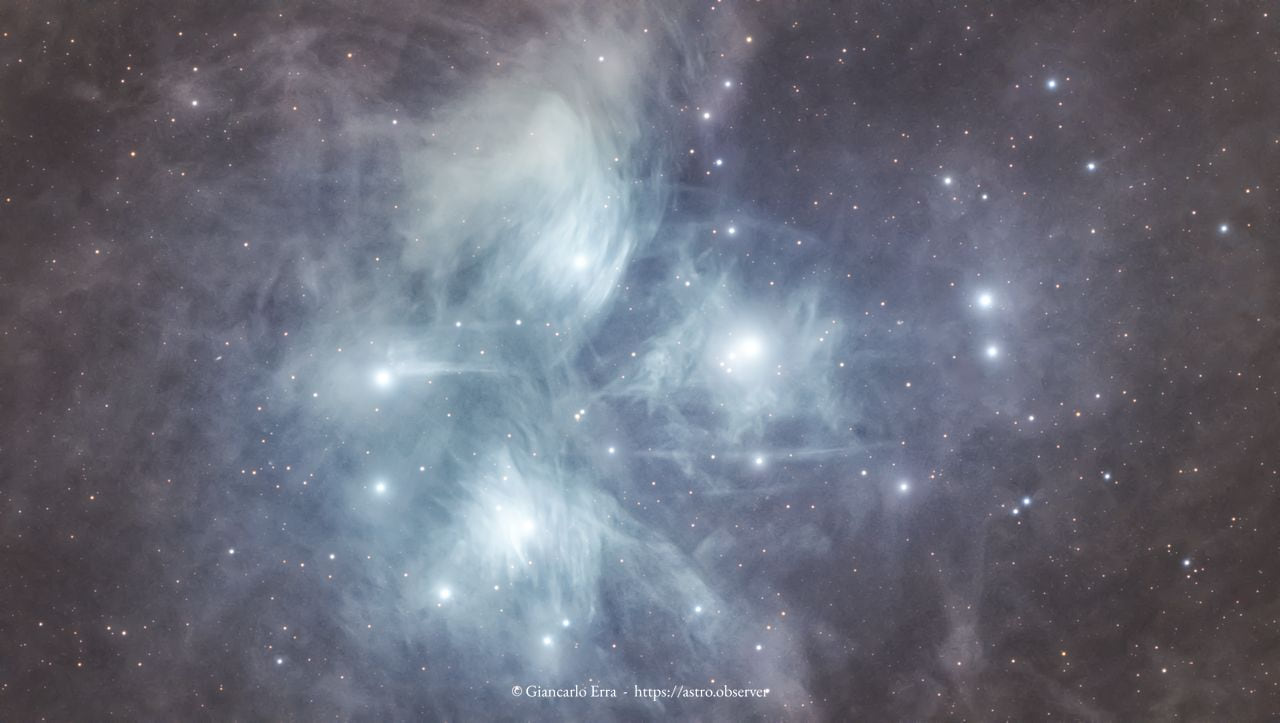 Pleiades (M45), RGB