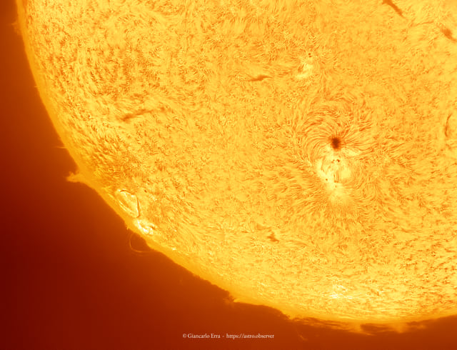 Sun in H-Alpha Bright